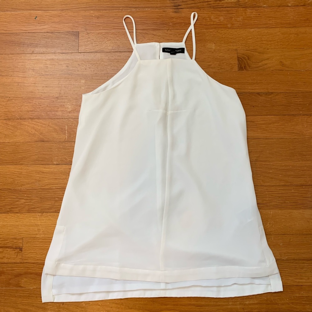 Banana Republic White Tank Blouse